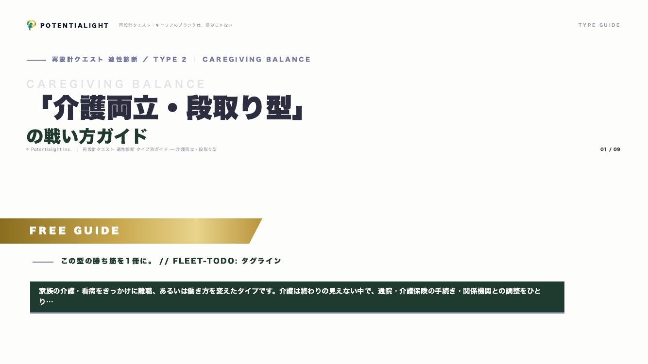 介護両立・段取り型の戦い方ガイド 表紙